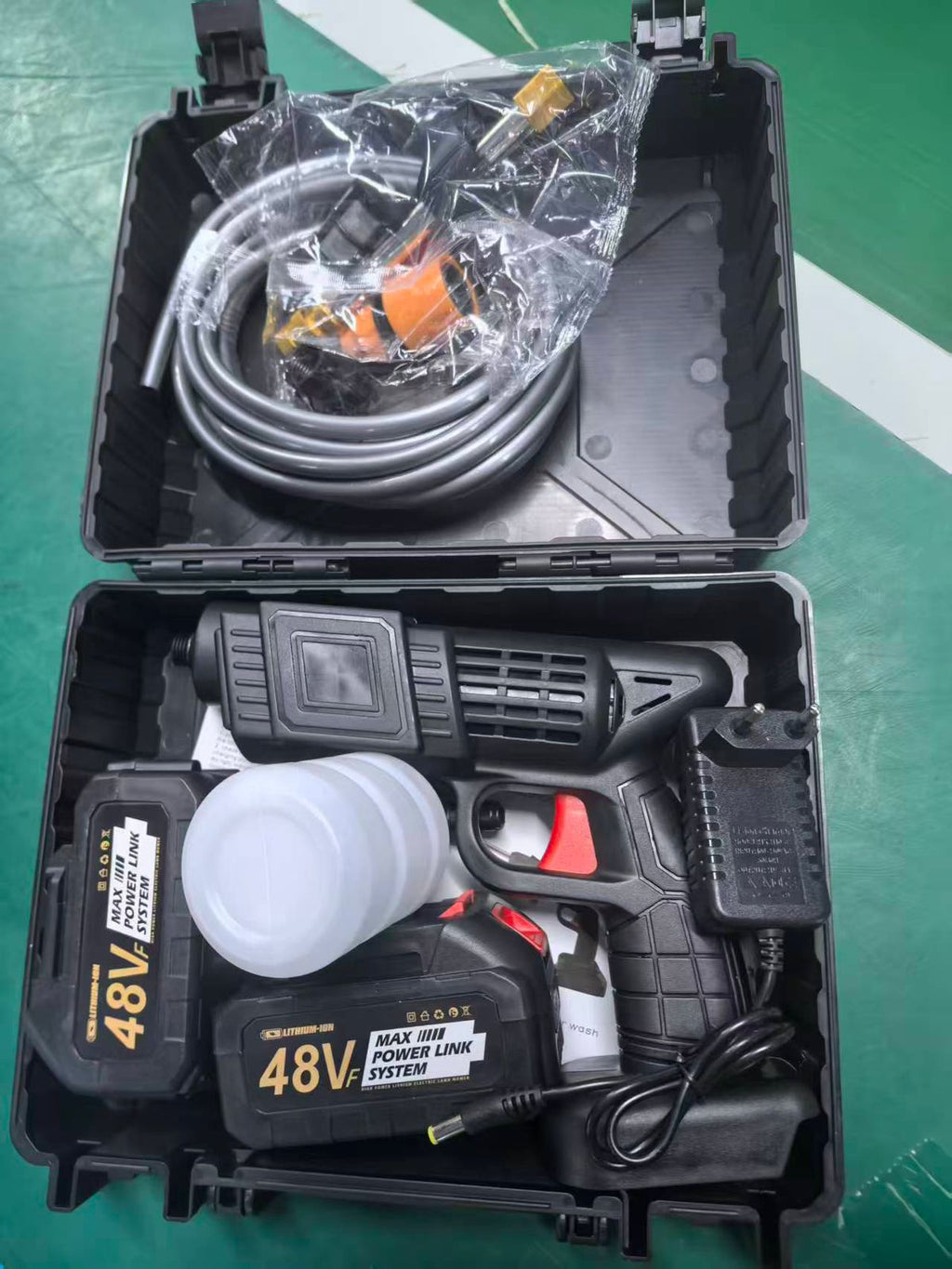 Premium Cordless Car Pressure Washer with Battery | Portable High-Pressure Water Gun Kit