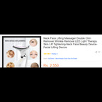 3-in-1 LED Neck Beauty Device | Remove Neck Wrinkles & Double Chin (Face Lift at Home)