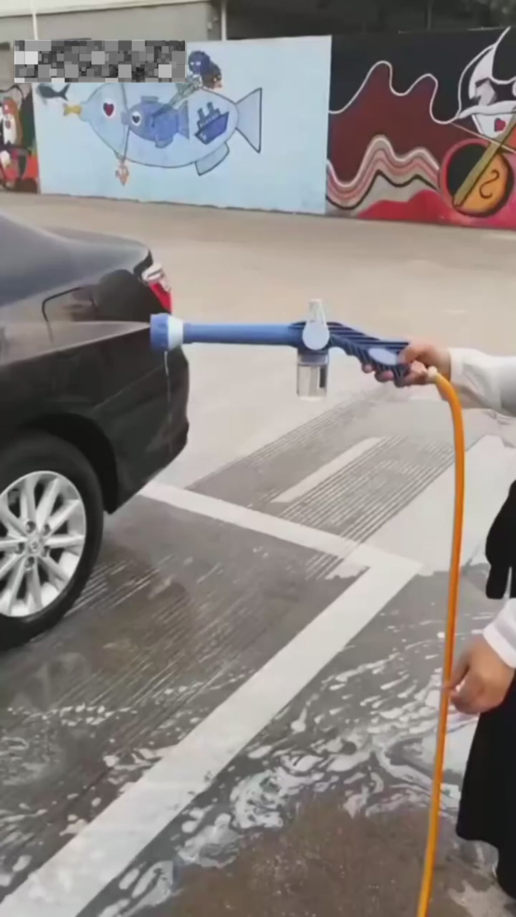 Ez Jet Water Cannon 8-in-1 Turbo Spray Gun | High Pressure Car Wash & Garden Sprayer with Soap Dispenser